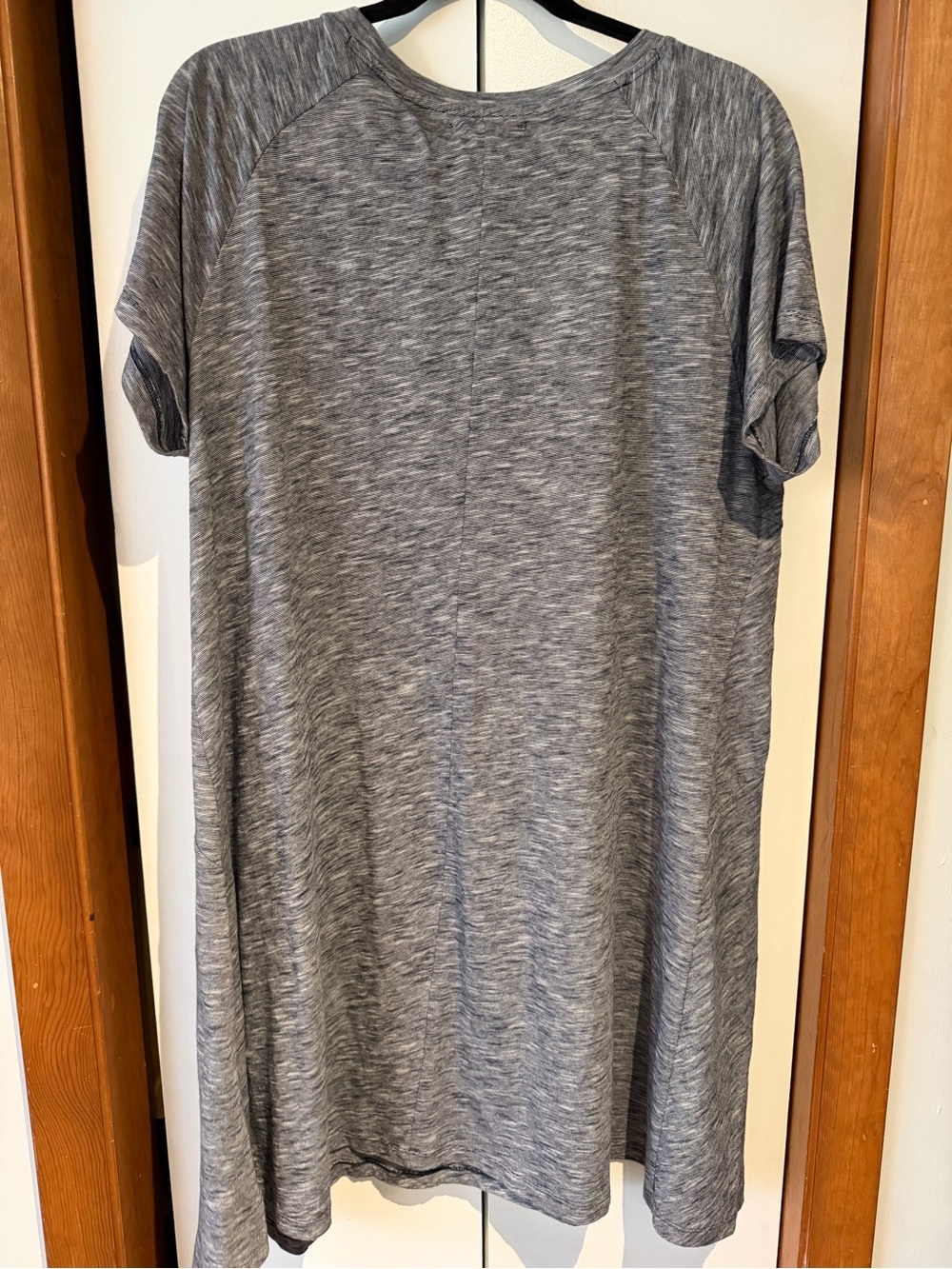Known Supply - Heather Gray Short-Sleeve Dress - Size L - Picture 3 of 7